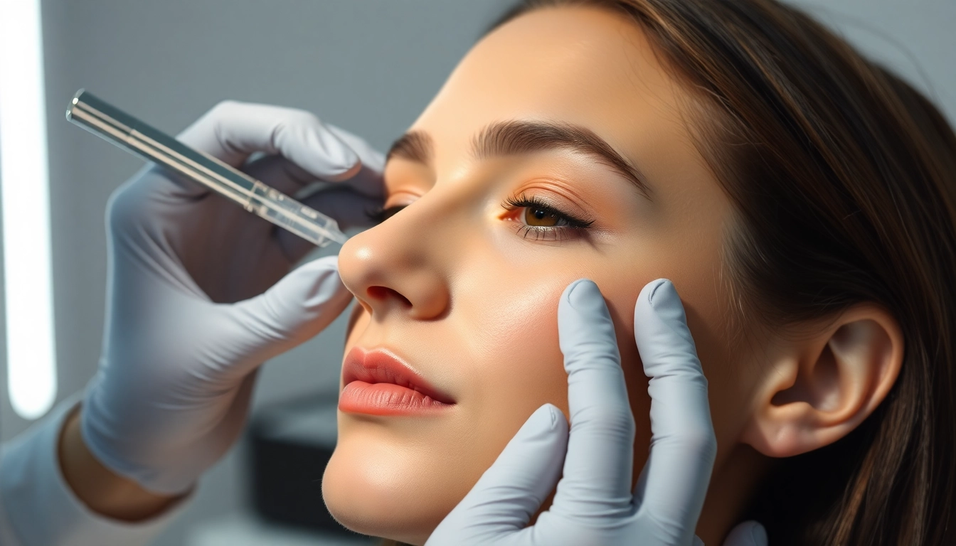 Botulinumtoxin injections performed by an expert in a Zürich clinic for smooth, youthful skin enhancement.